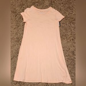 Art class girl's pink dress